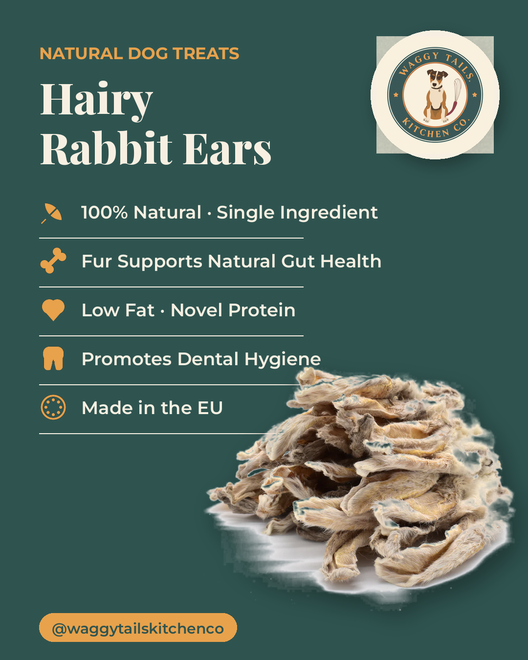 Hairy Rabbit Ears 100g